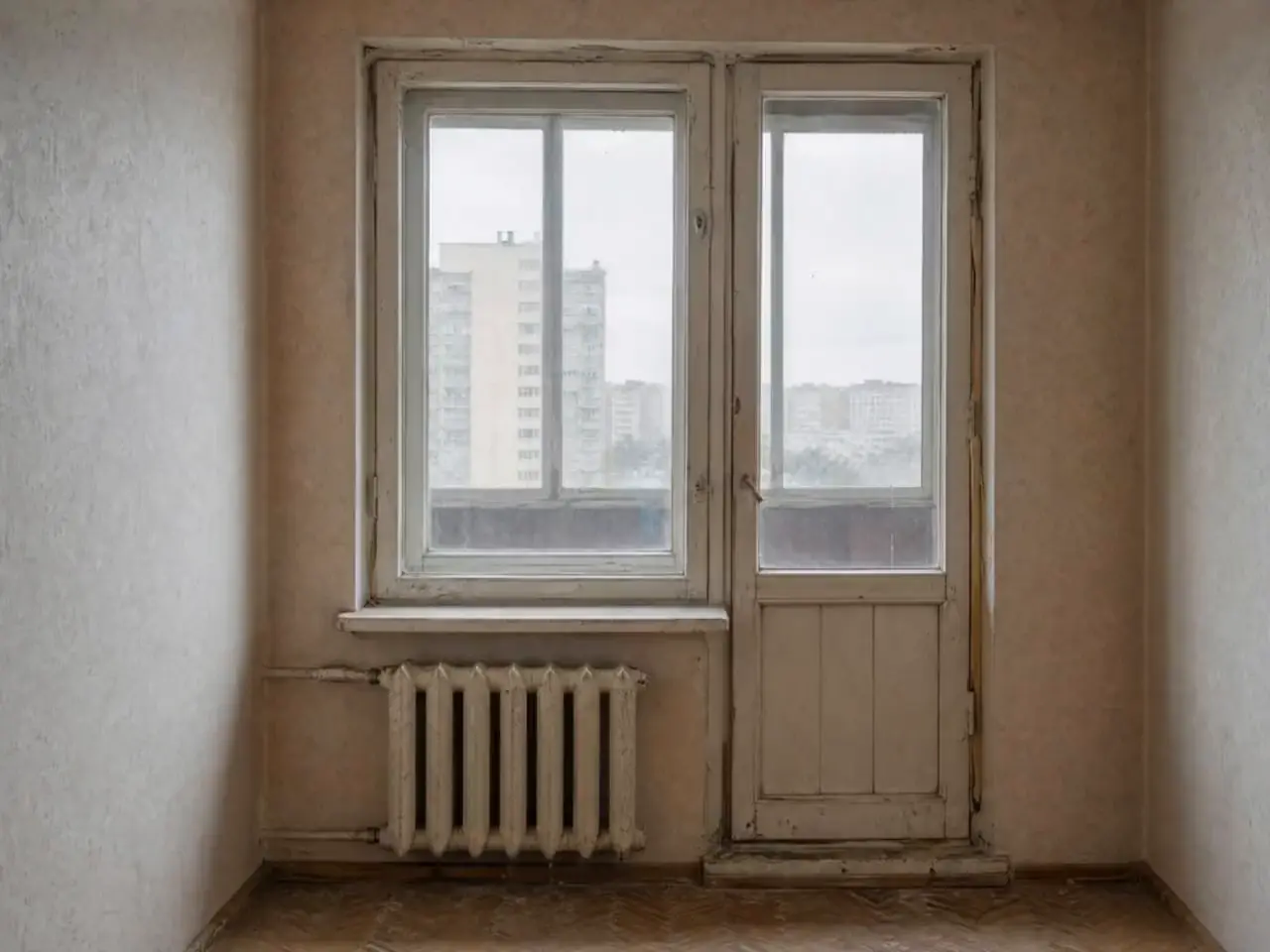 Окна с балконной дверью